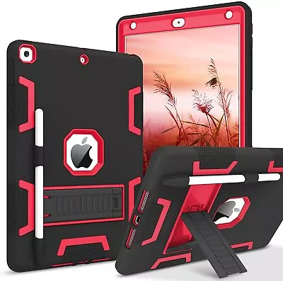 For Apple IPad 9th/8th/7th 10.2 Inch Hard Stand Case Shockproof Heavy Duty Cover • $19.94