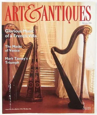 Art & Antiques Magazine February 1994 Mark Tansey Venice Masks Tissier • $8.27