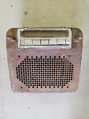 Original 1949 1950 1951 1952 Cadillac Push Button Dash AM Radio & Speaker Caddy • $85