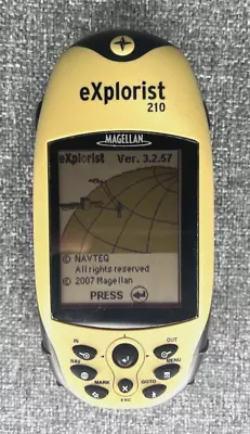 Magellan EXplorist 210 Handheld GPS Unit Waterproof Hiking Geocache Portable • $25.72