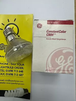 GE 35W Constant Color CMH Metal Halide Lamp Spot Light Bulb CMH35PAR20UVC830E27S • £8.95