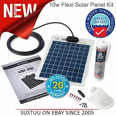 Solar Technology PV Logic 10W Flexi Solar Panel Kit|STPVFRT010|Marine/ Campervan • £102.73