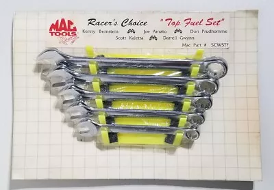 Vintage 1990's Mac Tools Racers Choice Top Fuel Set Combination Wrench Set (New) • $87.99