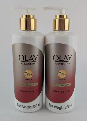 2 X Olay Body Lotion Firming & Care Body Science B3+ Peptide 250ml Pump NEW • $25.98