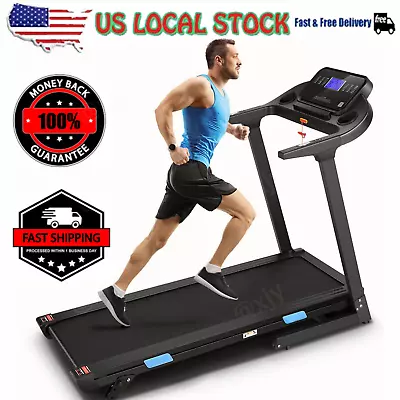 3.25HP Treadmills With Incline Folding Electric Running Machines Home Fitness- • $475.99