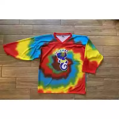 Vintage San Antonio Iguanas Hockey-Minors Tie Dye Jersey Size XL Defunct • $99.99