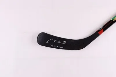 Marian Hossa Signed Franklin Blackhawks Logo Stick Inscribed  HOF 2020  Schwartz • $179.95