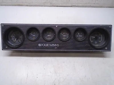 CD1 Four Winns Marine Gauge Cluster Dash Panel Fuel Volt MPH RPM Temp Oil • $120