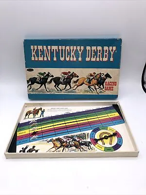 £19.22 • Buy Kentucky Derby Racing Board Game 1960 Horse Race Vintage Complete