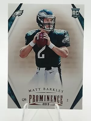 2013 Matt Barkley Panini Prominence RC Philadelphia Eagles #167 NFL • $0.50