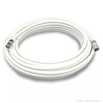 £71.69 • Buy Coaxial Satellite Cable F Type Aerial Lead Male To M Sky Virgin Media Extension