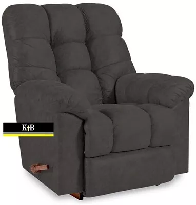 La-Z-Boy Charcoal Tar Black Rocker Recliner Lazy Boy Chair Arm Chairs Lazyboy • $1209.95