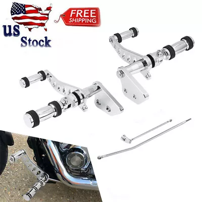 Forward Controls Footpegs Kit For Harley Dyna Street Bob Low Rider Super Glide • $134.42