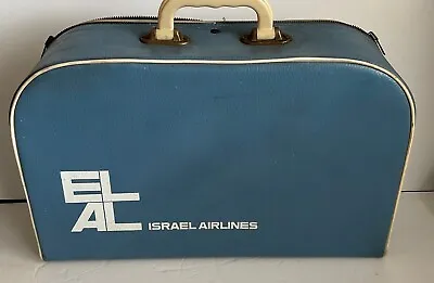 Vintage EL AL  Stewardess Suitcase Bag • $89.90