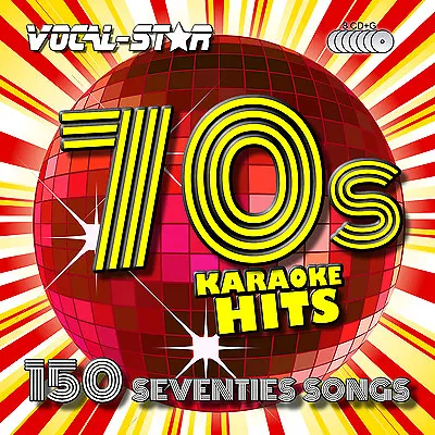 £17.99 • Buy Vocal-Star 70s Decades Songs Karaoke Disc Pack Cd+G Cdg 8 Discs 150 Songs