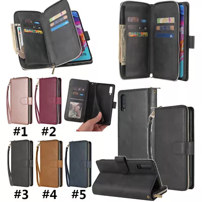 PU Leather Magnetic Flip Wallet Card Phone Case For Samsung A71 5G A20/A30 A10S • $11.89