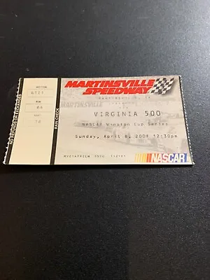 Nascar Ticket Martinsville April 8 2004 • $5