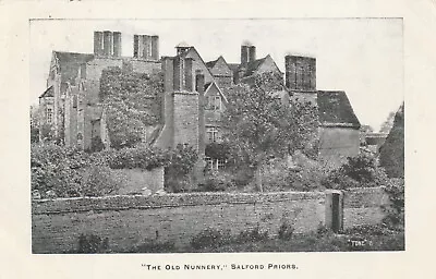 SALFORD PRIORS THE OLD NUNNERY Warwickshire - Vintage POSTCARD • £3.99