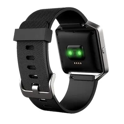 $8 • Buy For FITBIT Blaze Strap BLACK Small Large Replacement Soft Silicone Wrist Band