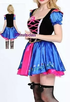 French Maid Costume Happy Oktoberfest Beer Dress Size M L XL 2XL Fast U.S. Ship • $34.99