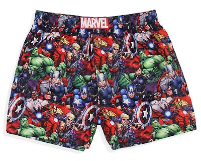 Marvel Men's Avengers Superhero Characters Repeat Print Boxers Underwear • $14.99