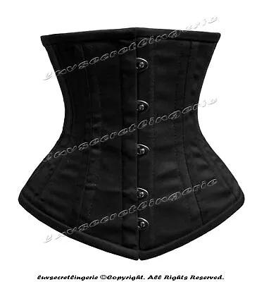 Heavy Duty 26 Double Steel Boned Waist Training Underbust Tight Shaper Corset  • $42.99