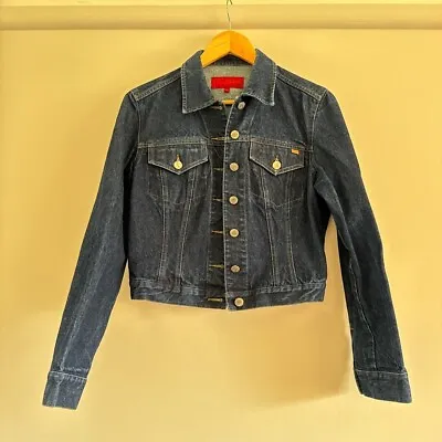 Vintage French Connection Denim Jacket Size Medium Suit Size 10/12  Good Used C • $39.99