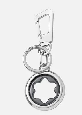 £217.57 • Buy MONTBLANC Meisterstück Spinning Emblem Key Fob BLACK MB128747