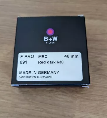 B+W 46mm Circular Polarizing KSM MRC F-Pro Filter (Made In Germany) Red Dark 630 • $55