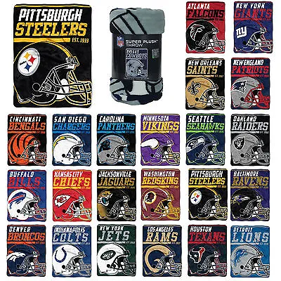 NFL Pick Your Team 40-Yard Dash Micro Raschel Throw Blanket 40  X 60  • $29.97