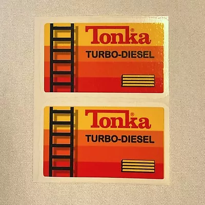 Custom Replacement Cab Decals Stickers For Mighty Loader Grader Tonka Truck • $10.95