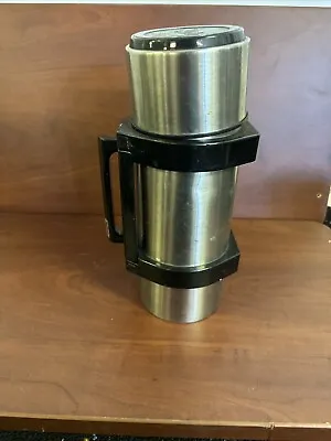Vintage Igloo Stainless Steel Thermos Foldable Handle • $12.99
