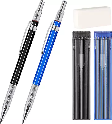 Aitikili 2Mm Mechanical Pencil Set 2 Pieces Artist Carpenter Drafting Pencils • $11.99