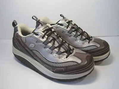 Skechers Shape Ups 11816 Women's Gray Walking Toning Shoes Size 11 • $31.90