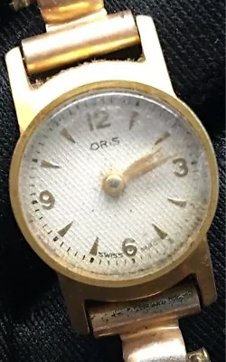 Oris Hand Manual Winding Vintage Watch Doesn'T Works Watch 173 Mm • $19.09