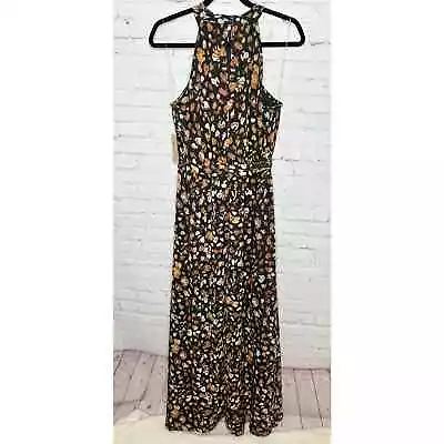 NEW Rokoko Sleeveless High Neck Maxi Dress Black Copper Womens Medium • $50
