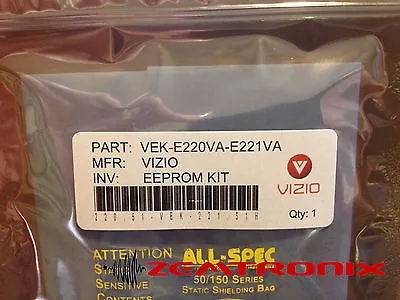 VIZIO Main Board EEPROM Repair Kit E220VA E221VA [fixes Orange Light] 3 PARTS • $17.99