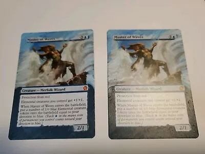 2x Master Of Waves Alter Altered Painted Theros Mtg • $24.99