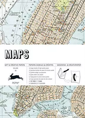 Maps #60: Gift Wrapping Paper Book (Gift & Creative Paper Books) By Pepin Van Ro • £14.64