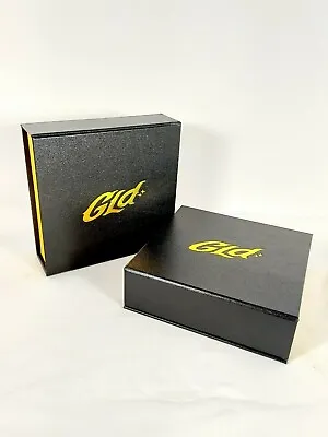 LOT OF 2 / The GLD Shop / 2 (Two) SMALL MAGNETIC GIFT BOXES / 4.4  X 4.4  X 1.4  • $9.95