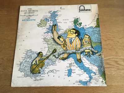 £2.99 • Buy THE DAVE BRUBECK QUARTET IN EUROPE LP 1958 Jazz VGC/VGC!! Fontana