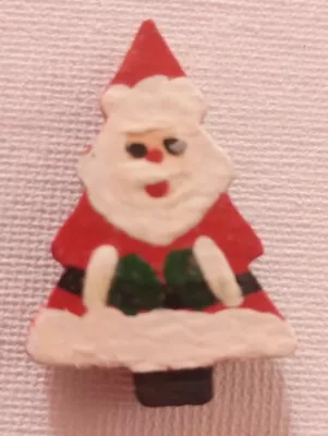 1993 Miniature Vintage Christmas Tree Santa Xmas Decor 1  Small • $5