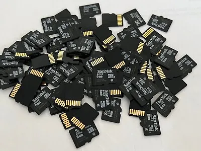 Sandisk Lot Of 10 8GB MICRO SD SDHC Memory Cards 8 GB • $39