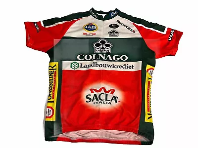 COLNAGO Men’s Cycling Jersey Size 2XL Vuelta Maes Vermarc Made In Italy • $39.95