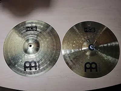 Meinl Pair HCS13H 13  HCS Hi-Hat Cymbals - Top And Bottom - 13 Inch Hi Hats #1N8 • $69