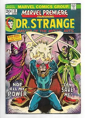 Marvel Premiere #13 Marvel Comics 1974 Frank Brunner Art / Featuring Dr. Strange • $13.07