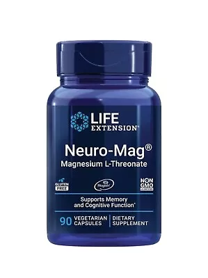 Life Extension Neuro-Mag Magnesium L-Threonate 144 Mg 90 Veg Caps • $25.83