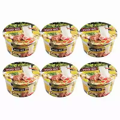 MAMA Pho Bo Instant Beef Soup Bowl Noodle In 2.29 Ounce (Pack Of 6)  • $14.99