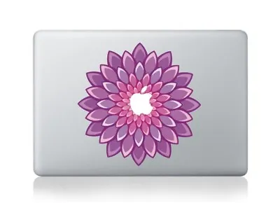 £5.49 • Buy MacBook 11 /13 /15  Purple Flower Apple Decal Sticker (pre-2016 Pro/Air Only)