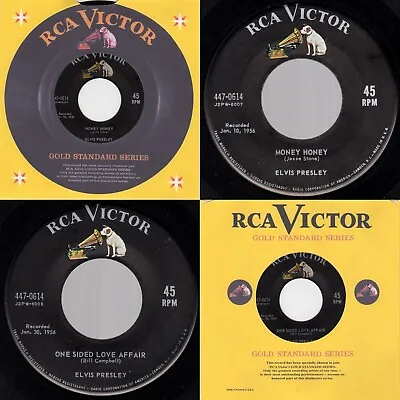 NM (GSS) Elvis Presley  Money Honey/One Sided Love...  RCA Victor 447-0614 1958 • $48